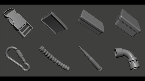 3D Kitbash Post-Apo (50)