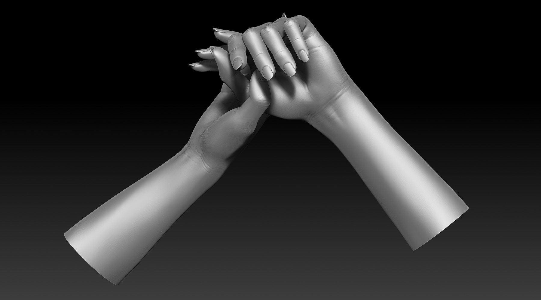 Artstation 3d Printable Female Hands 20 Poses Pack Resources