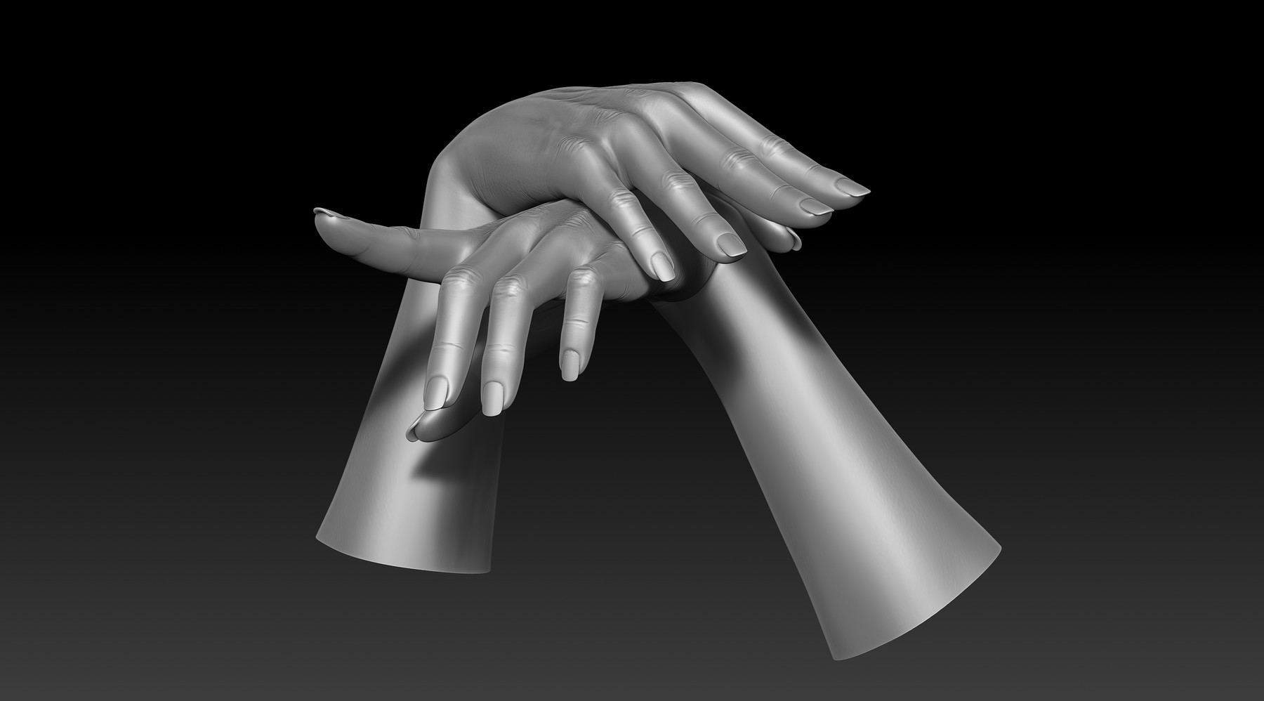 Artstation 3d Printable Female Hands 20 Poses Pack Resources