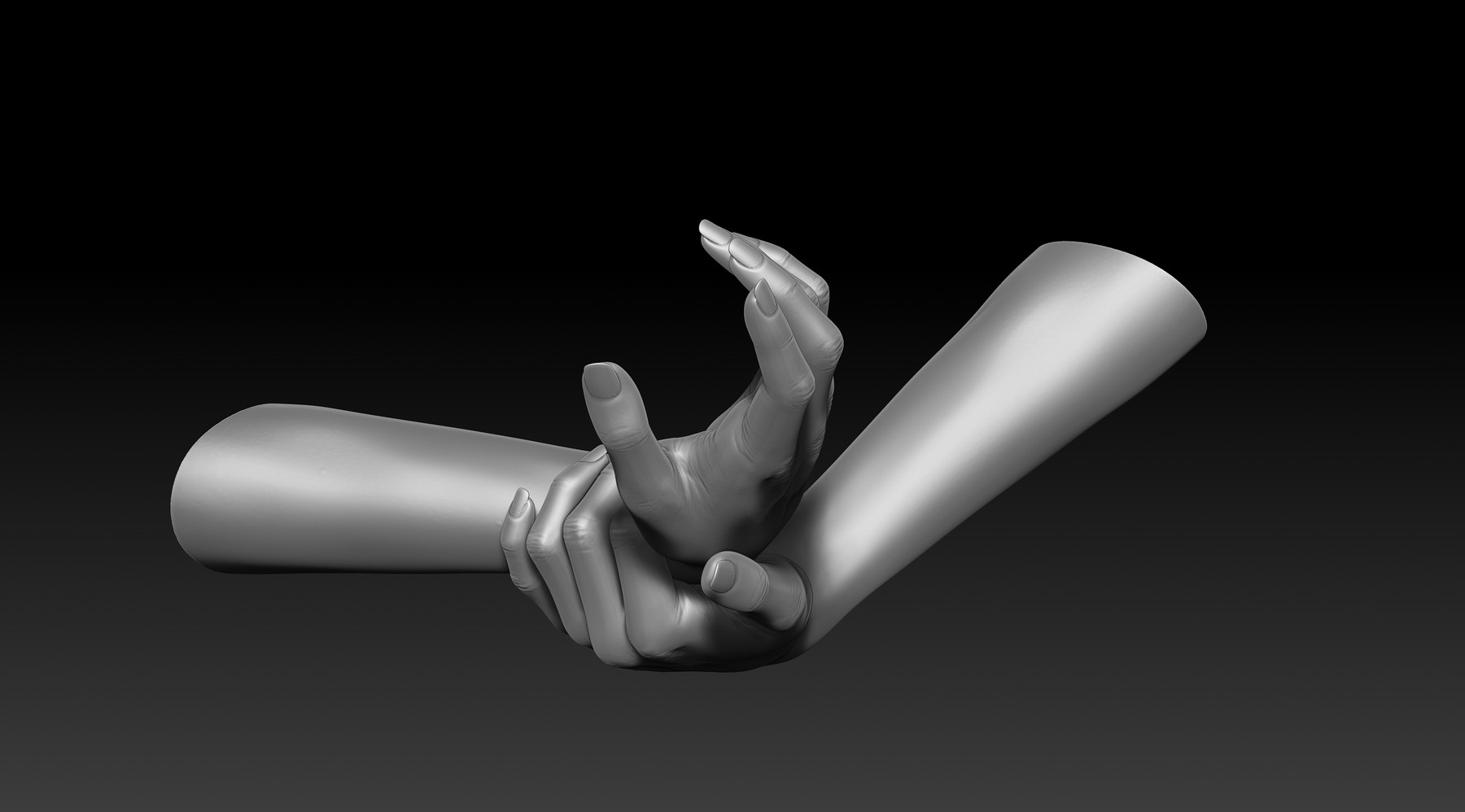 Artstation 3d Printable Female Hands 20 Poses Pack Resources