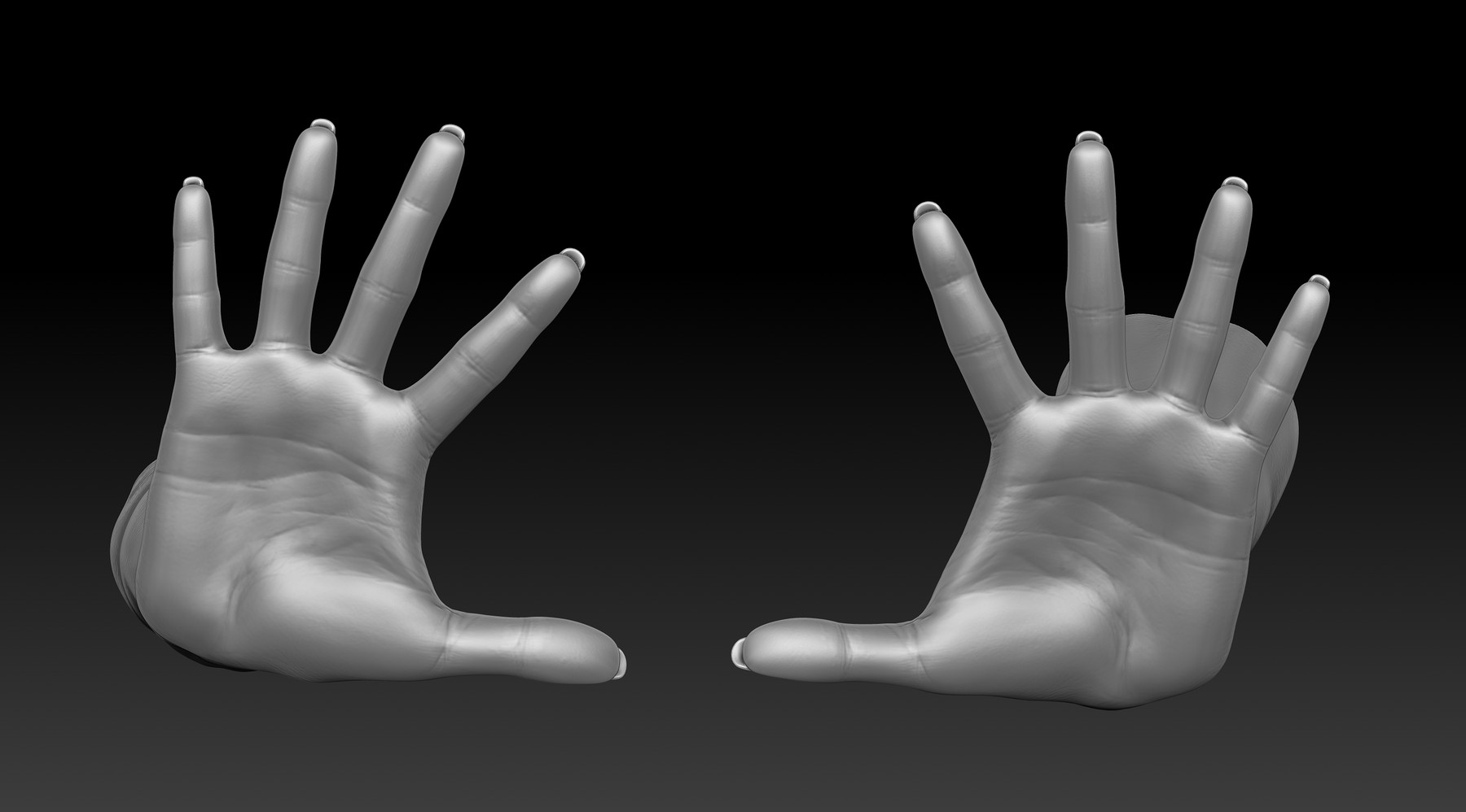 Artstation 3d Printable Female Hands 20 Poses Pack Resources