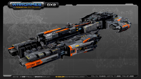 Federation Destroyer GX2