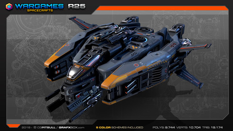 Spacecraft Fighter - R25