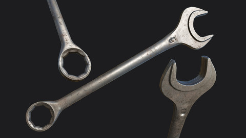 Old Combination Wrench PBR