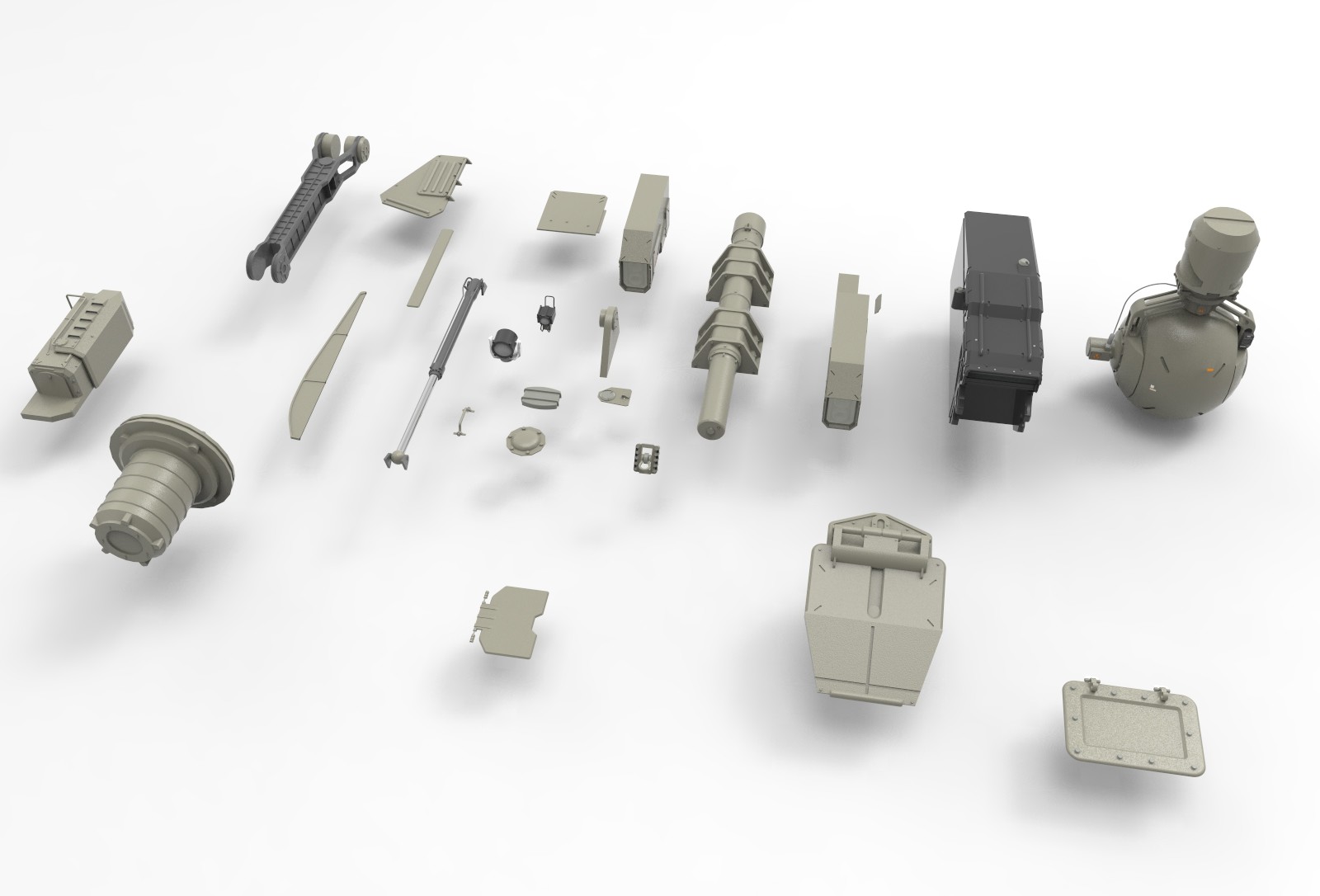 ArtStation - Mechanics collection 1 Kitbash | Resources
