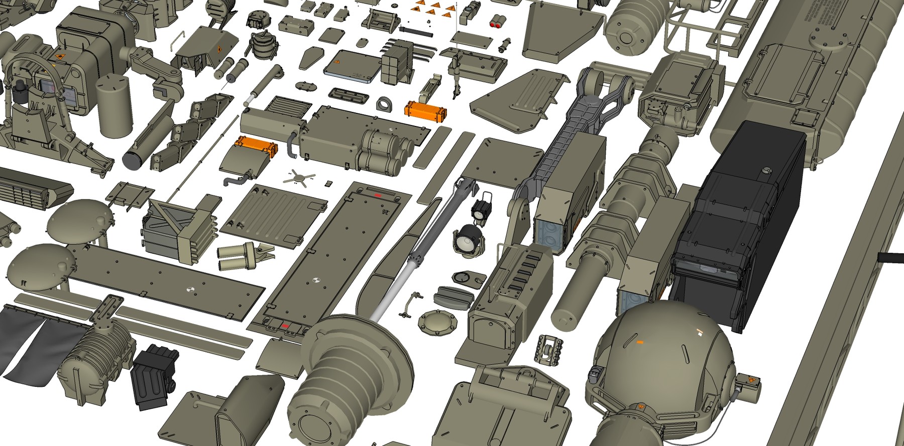 ArtStation - Mechanics collection 1 Kitbash | Resources