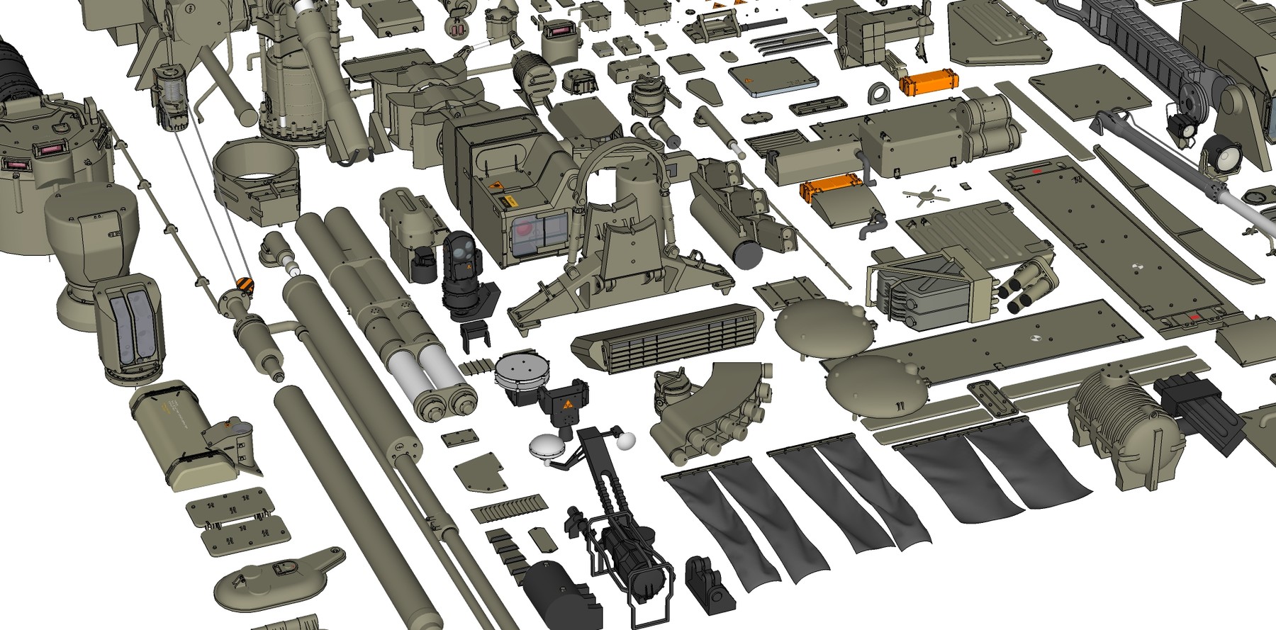 ArtStation - Mechanics collection 1 Kitbash | Resources