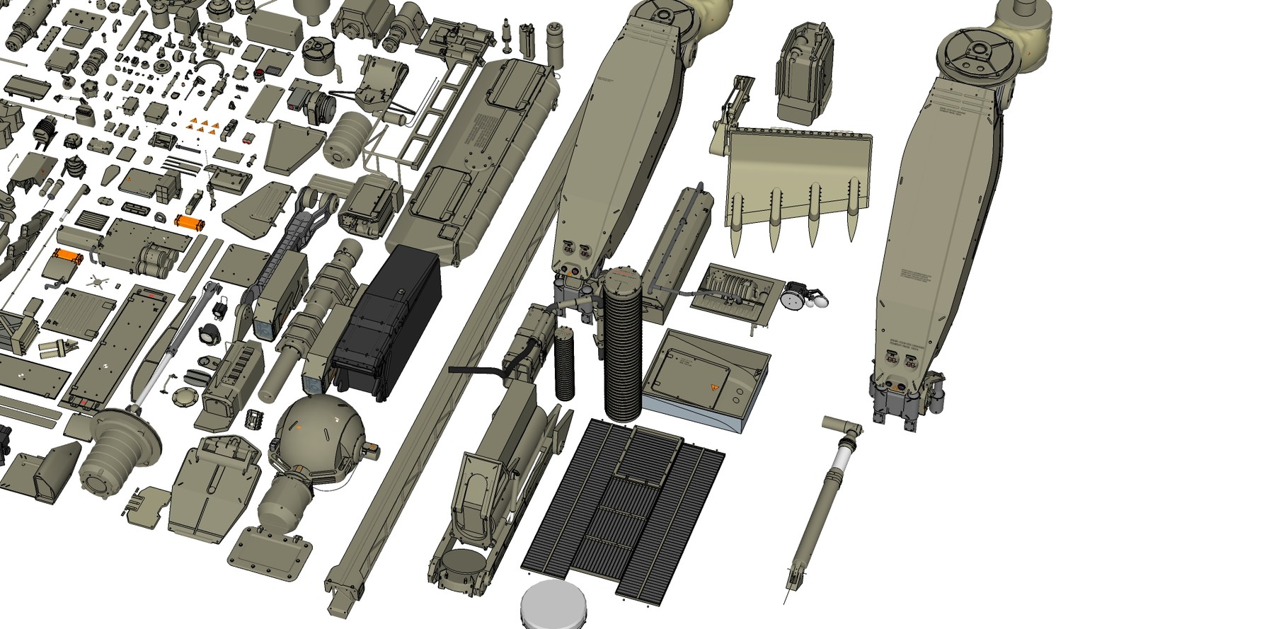 ArtStation - Mechanics collection 1 Kitbash | Resources