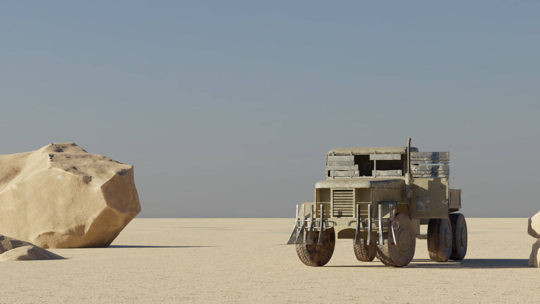 ArtStation Post Apocalyptic Military Truck Resources   File 