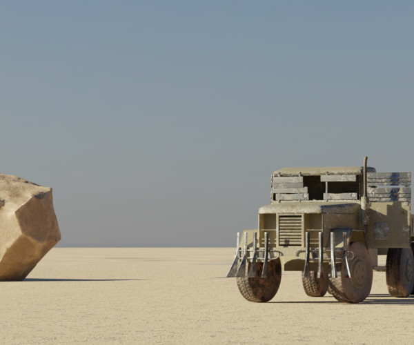 ArtStation Post Apocalyptic Military Truck Resources   File 