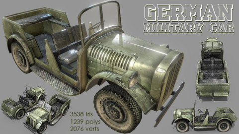 German WWII Military Car
