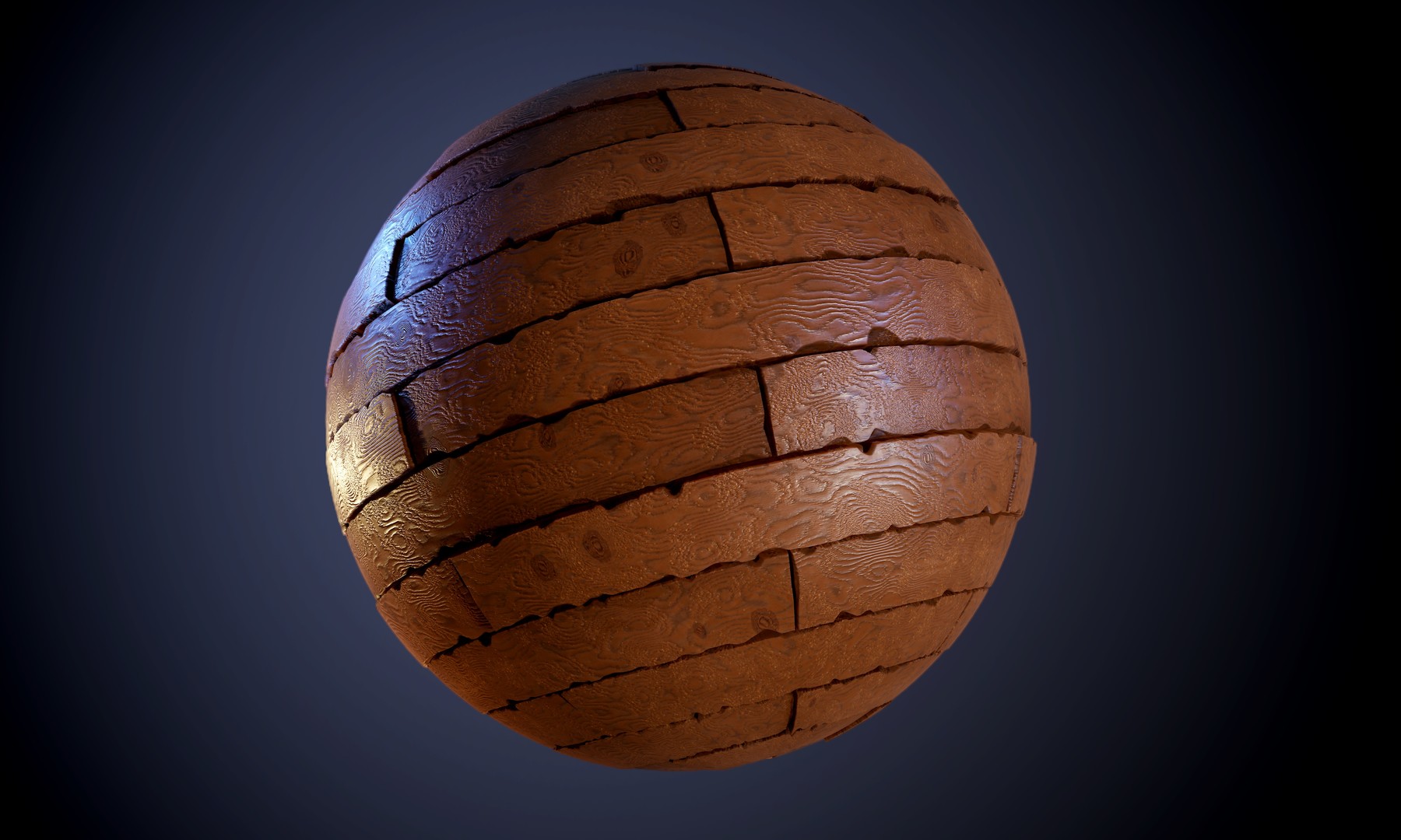 3D Game Asset Store - Wood Floor Stylized Planks Old Decay Cartoon