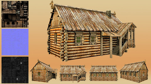 Wooden Village House