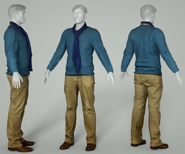 ArtStation - 9 Casual Clothing Collection Male 2 | Resources