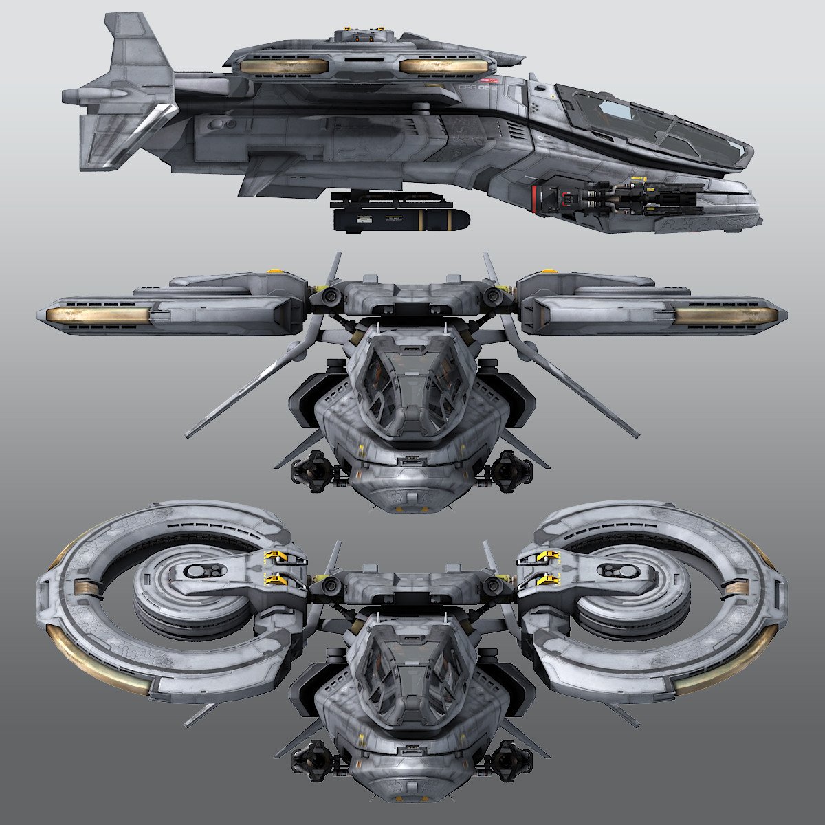 ArtStation - SF Light Fighter | Game Assets