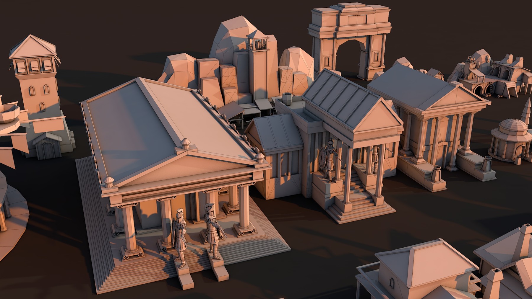 ArtStation - Rome City Package | Game Assets