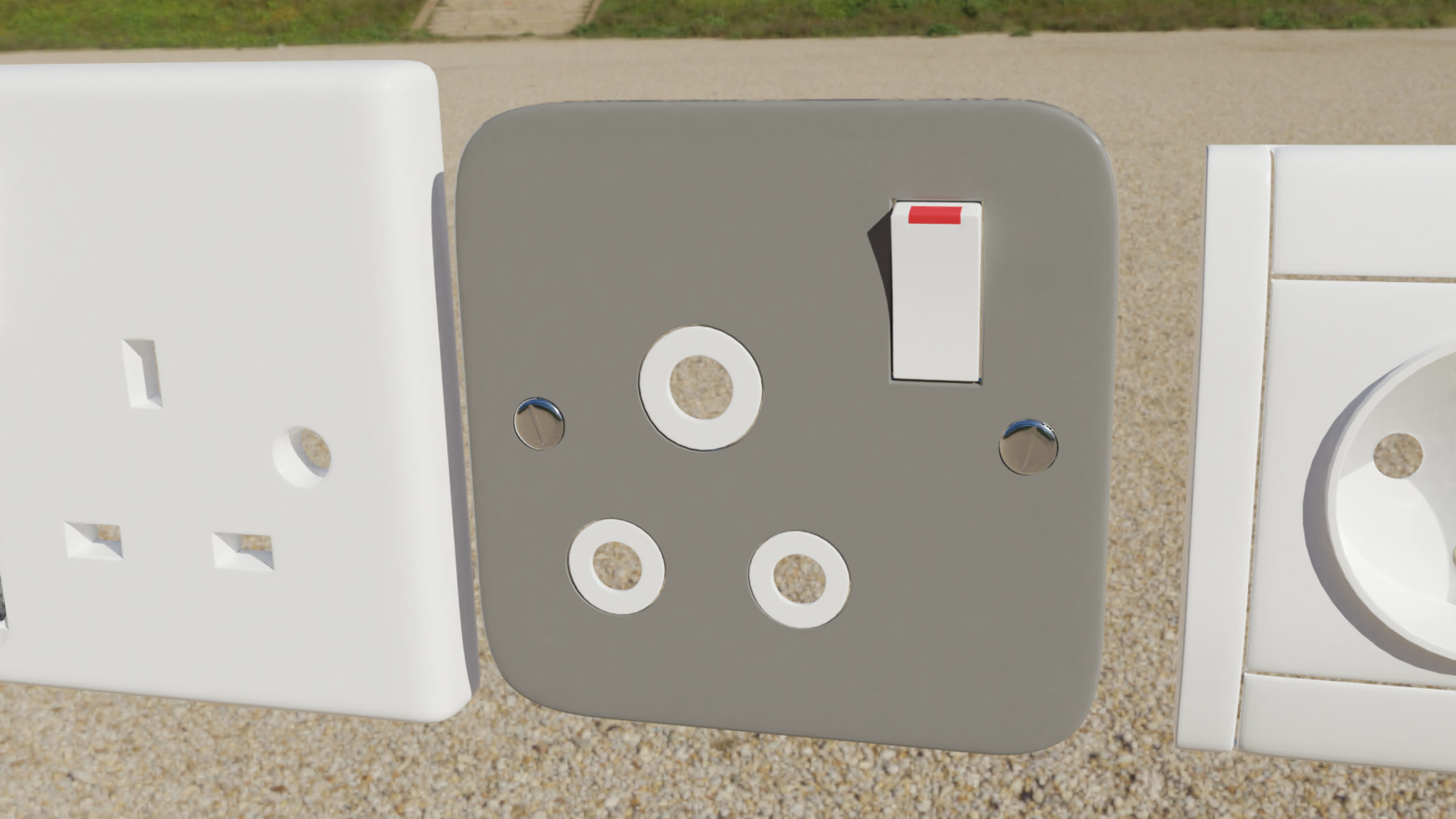ArtStation house electrical sockets collection 3D model Resources