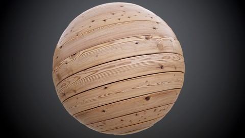 Wood Floor Wooden Knot Old Raw Planks Board Material PBR Seamless Texture