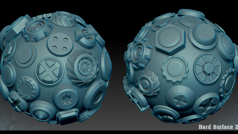 Hard Surface Zbrush Alphas