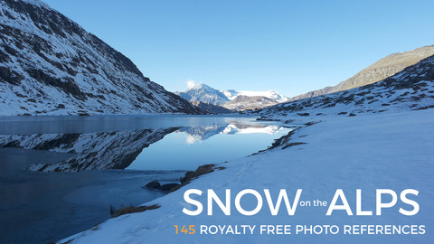 Snow On The Alps - Mountains Reference Pack