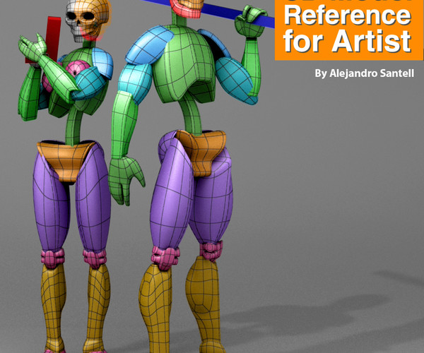 ArtStation Anatomy 3D Model Reference For Artist 3D