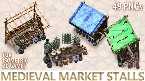 Medieval Market Stalls