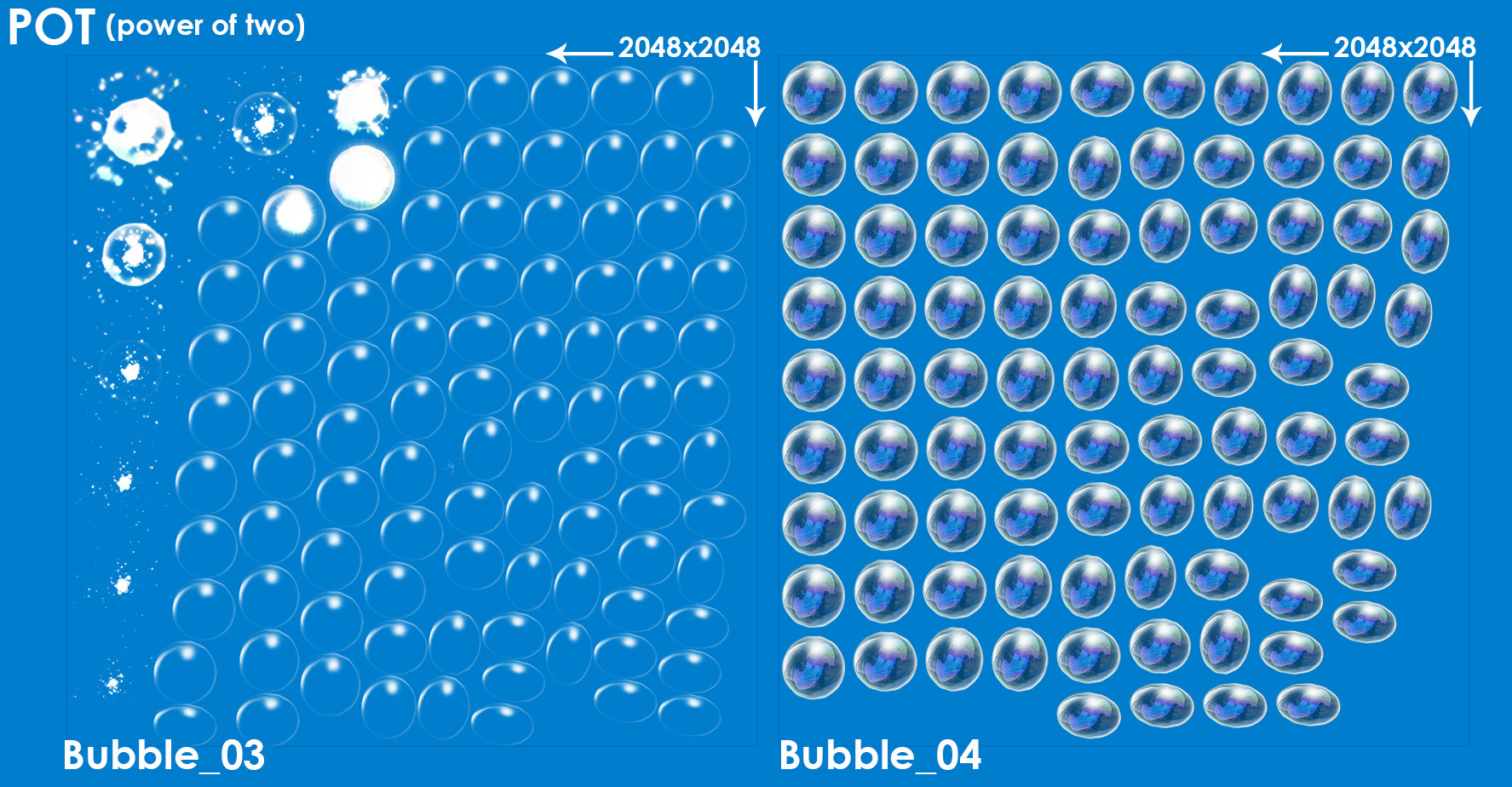 ArtStation 2D Bubble Animations Game Assets