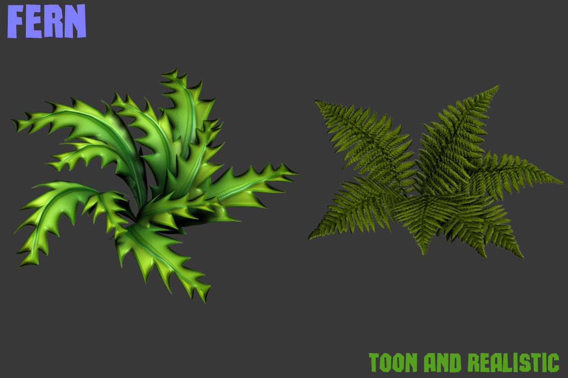 Растительность 3. Foliage 3ds Max. Low Poly папоротник. 3ds Max листья. 3d model Fern Low Poly.