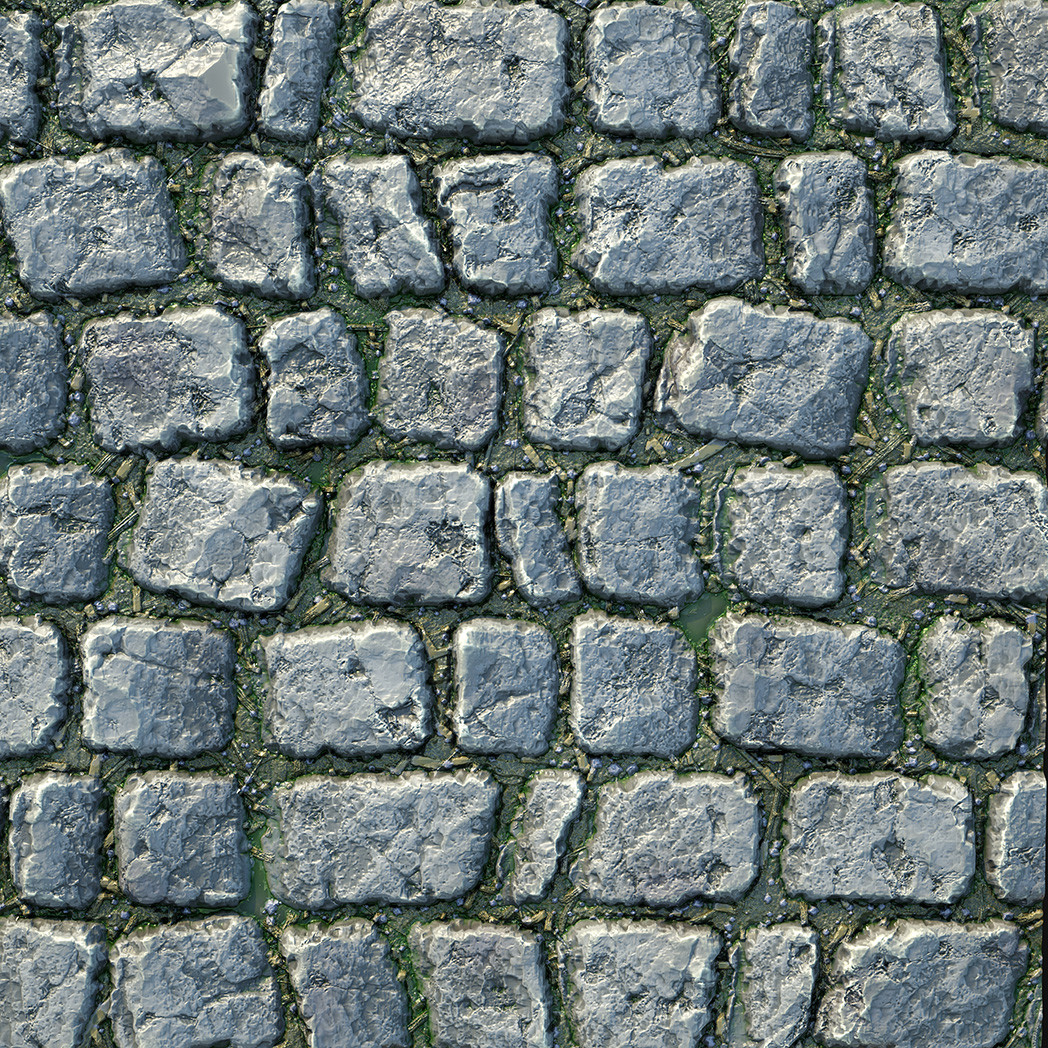 Artstation - Cobblestone, Dirt, And Pebbles 