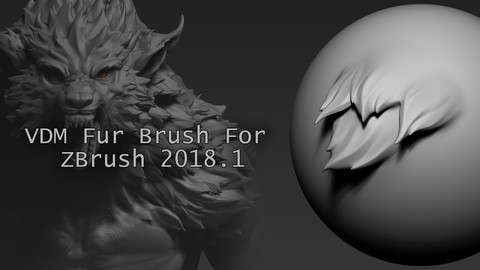 VDM Fur Brush for Zbrush 2018