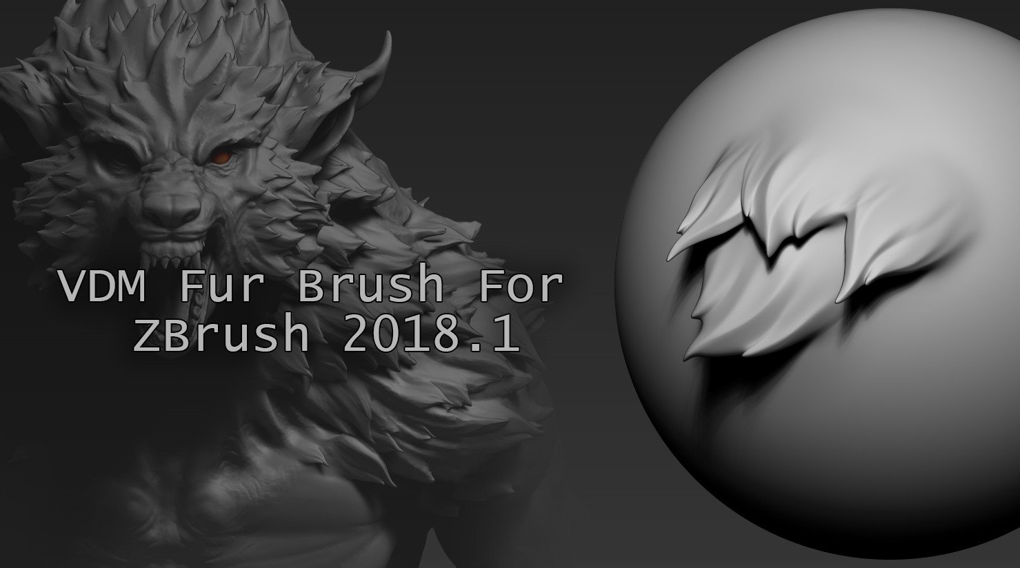 vdm fur brush for zbrush 2018