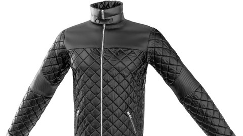 Marvelous Designer Leather Jacket (MD Garment File)