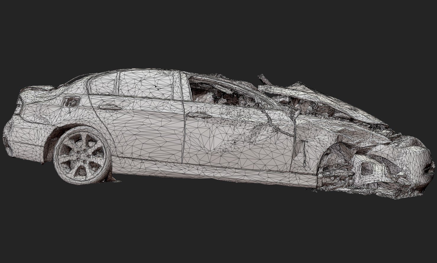 ArtStation - Totalled BMW 335i Sedan | Resources