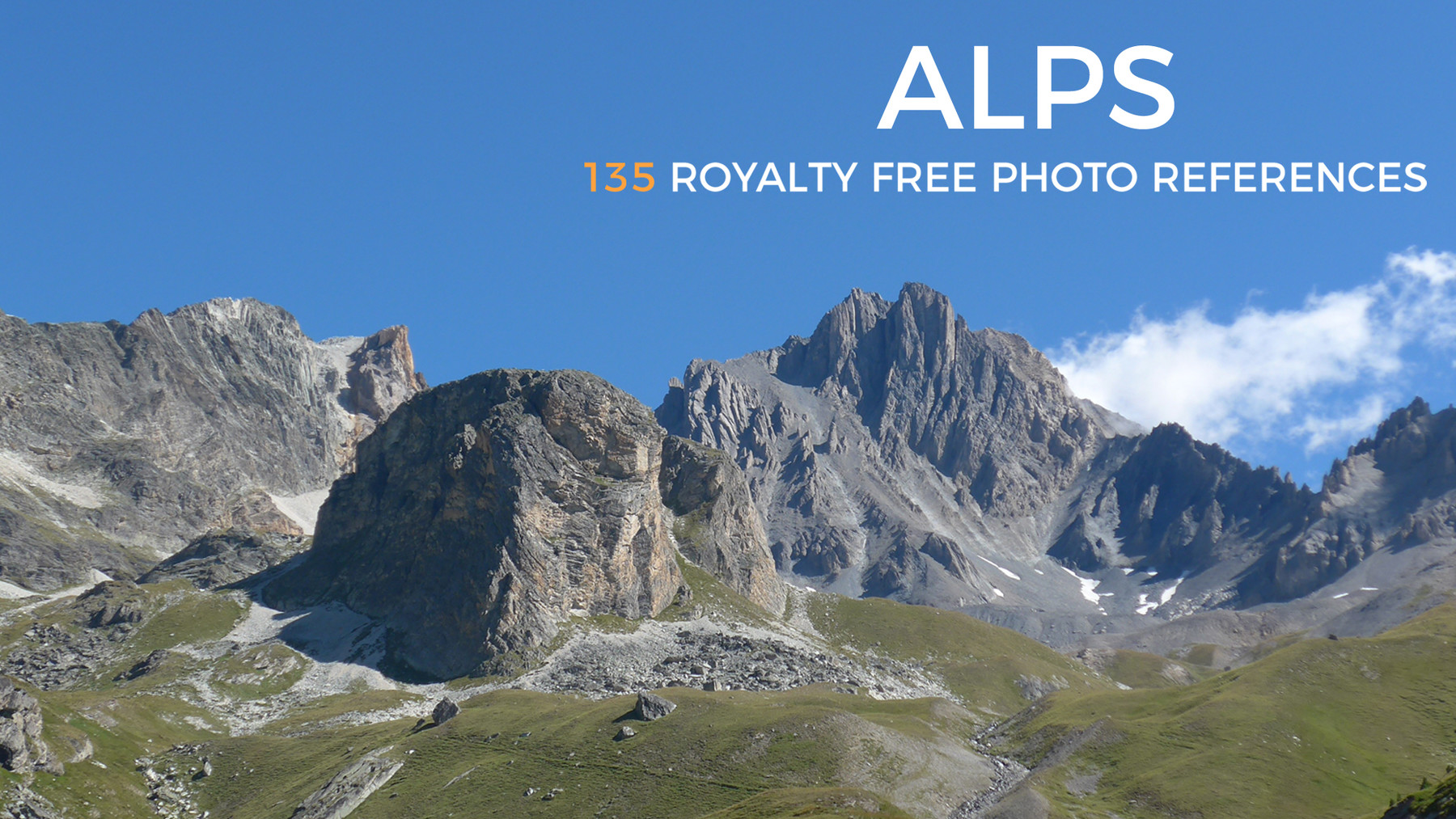 ArtStation Alps Mountains Reference Pack Resources