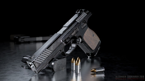 PL-14 - Lebedev Pistol - GameModel