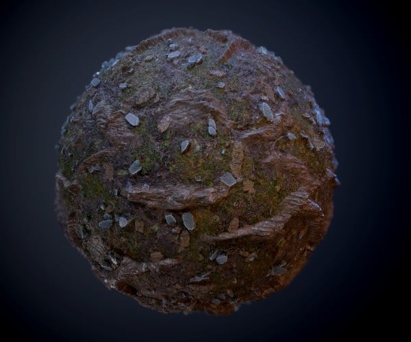 Artstation Forrest Ground Tree Roots Stones Rock Seamless Pbr Texture Game Assets