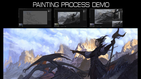 Dragon Charge Painting Process