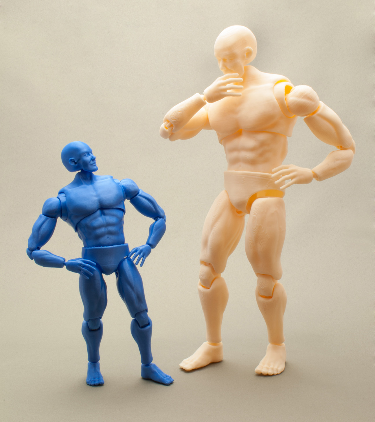 ArtStation Articulated Poseable Male Figure 3D Print Ready Resources