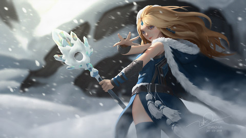 ice Princess: Full video process + Brushes