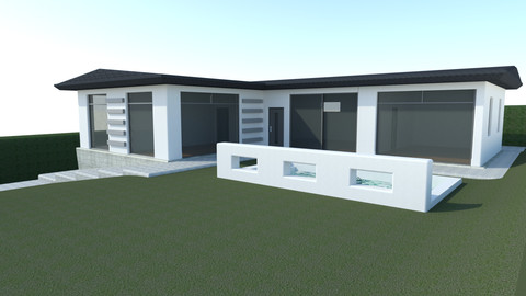 2D and 3D House Plan