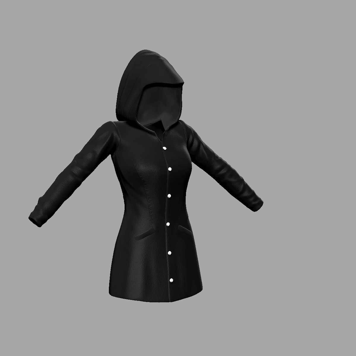 ArtStation - Hooded Coat | Game Assets