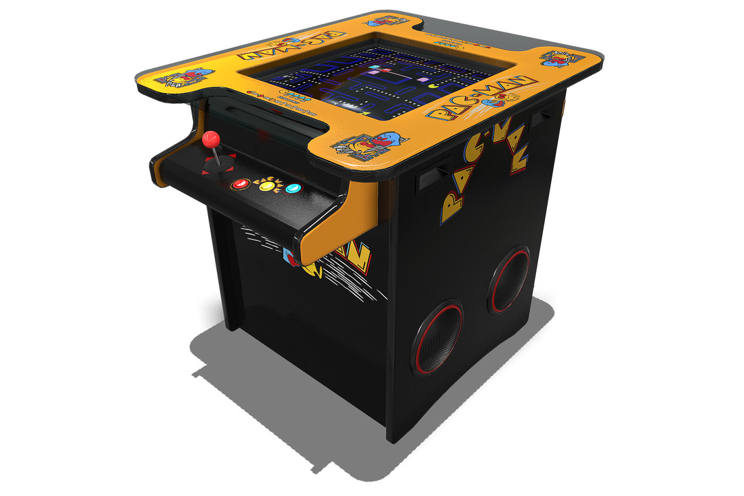 ArtStation Classic Arcade Game Machine ( Cocktail Table ) Game Assets