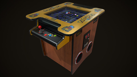 Classic Arcade Game Machine ( Cocktail Table )