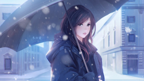 Winter Love - Process Video and Brushes