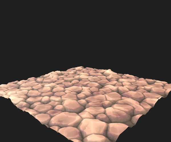ArtStation - Stylized Ground Rock Substance | Game Assets