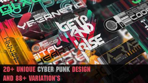 88+ Cyber Punk Decal set