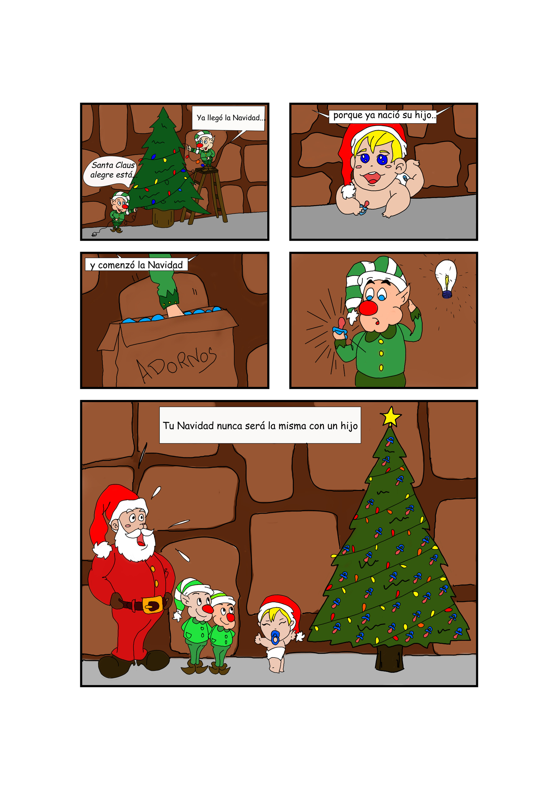 ArtStation - Viñeta de Las Navidades de Santa | Artworks