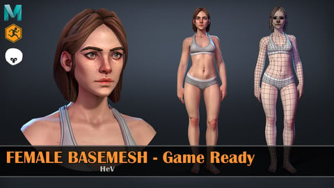 Female Basemesh - Game Ready