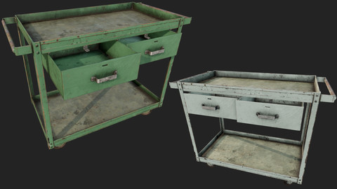 Rusty Push Cart PBR