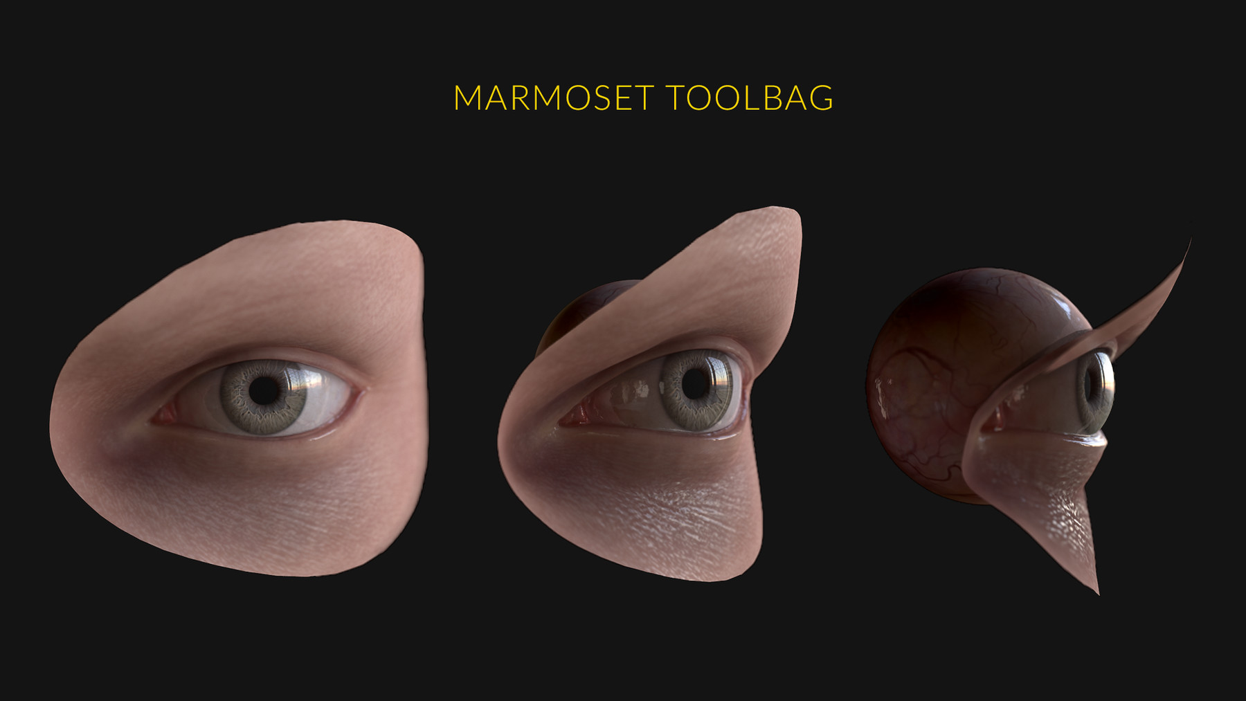 ArtStation Eye Setup ( for realtime and high render) Resources